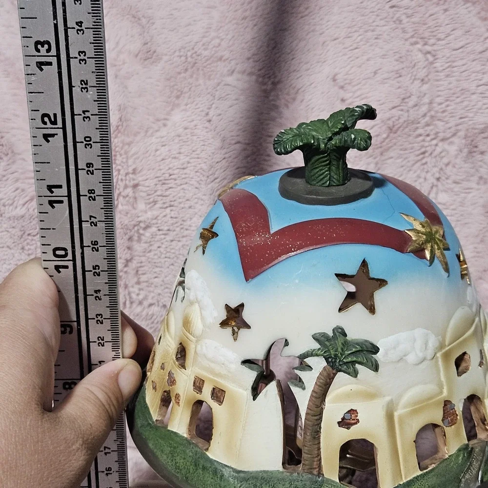 Vintage Nativity Table Lamp | Golden Treasures Christmas Decor‎
